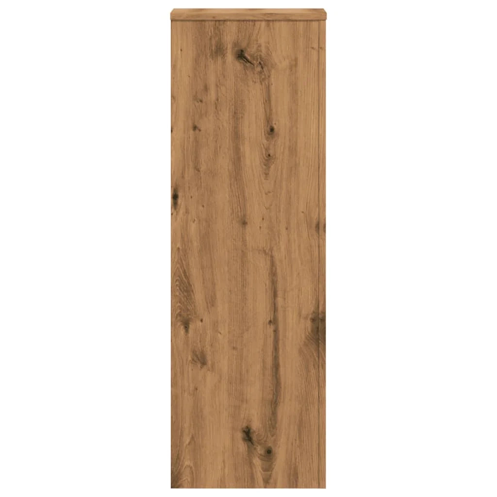 Portavasi mobiletto per fiori 33 x 33 x 100 cm legno ingegnerizzato marrone 02_0045137