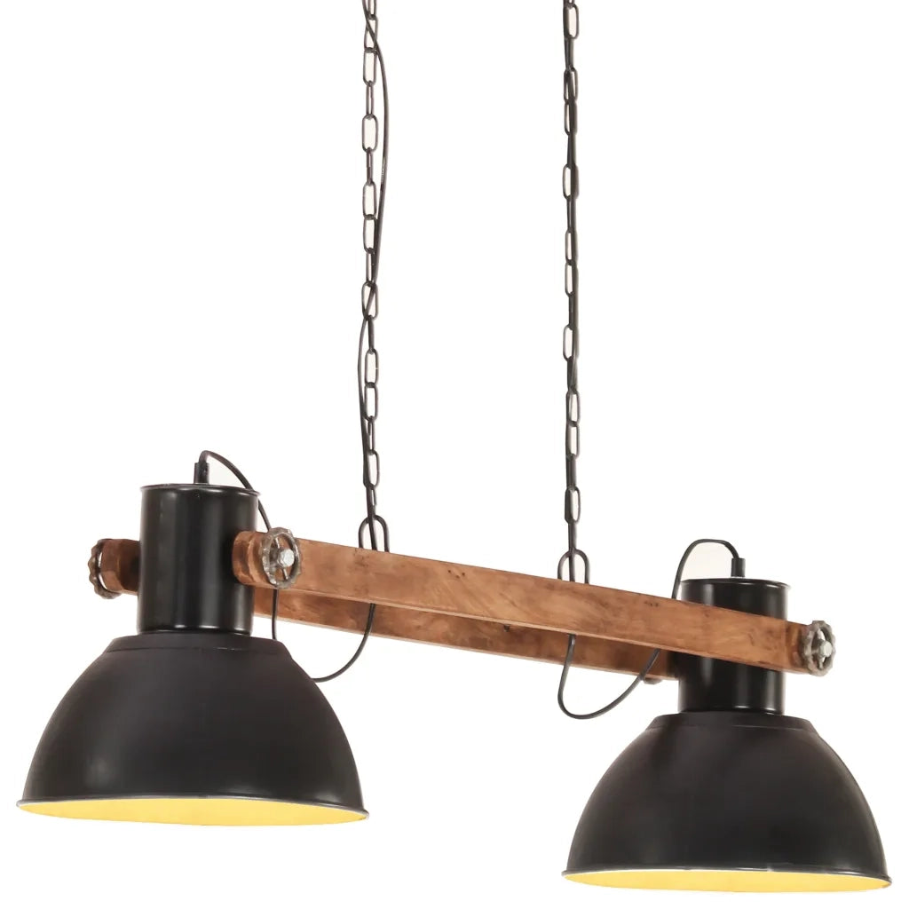 Lampada a Sospensione Industriale 25 W Nera 109 cm E27 CFW5523110