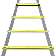 Scala Agility di Coordinazione per Calcio Scaletta Allenamento di Agilità 4 M Grigio e Giallo