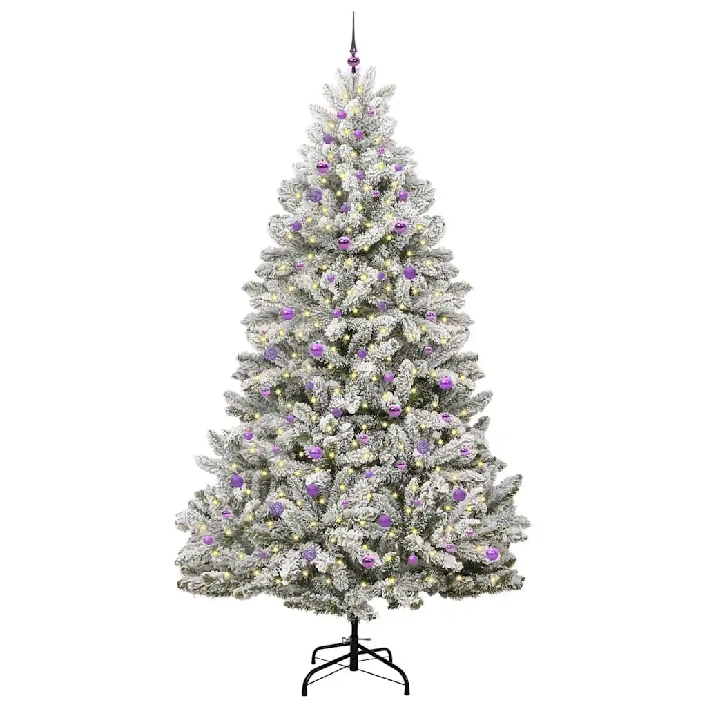 Albero di Natale | Decorazioni natalizie artificiale con 300 LED Verde e Bianco 270 cm