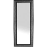 Specchio da parete sospeso Nero 51 x 141 cm in materiale sintetico stile minimalista di ispirazione scandinava