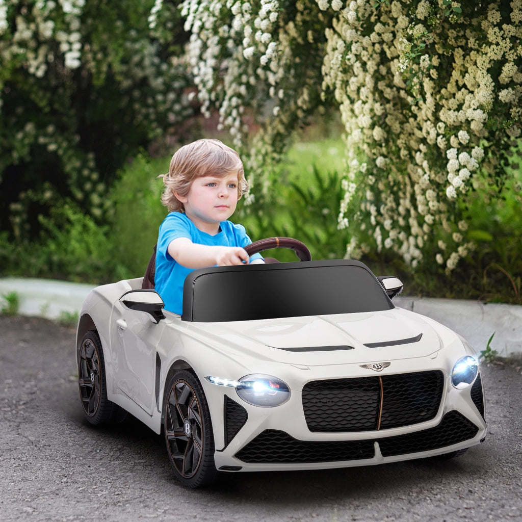 Auto elettrica per bambini ¨C Zephmum ¨C 12V bianco