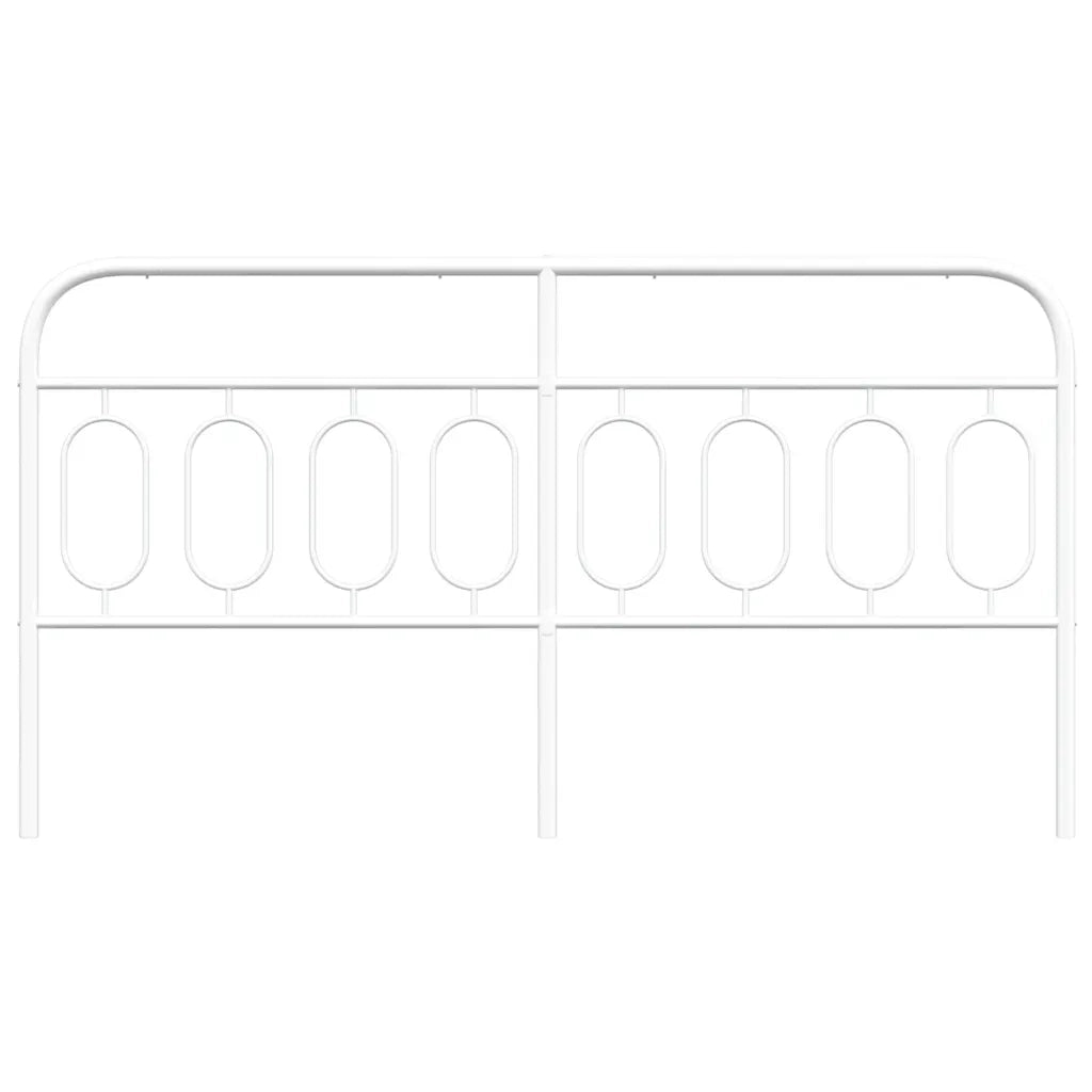 Testiera in Metallo Bianco 160 cm