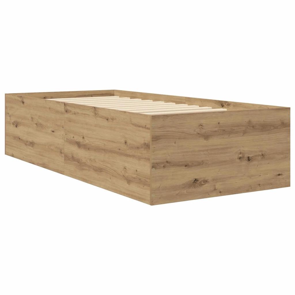 Struttura letto a pavimento Rovere Artigianale 80 x 200 cm 3429540