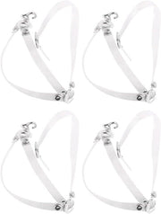 Set di cinture per stivali con lacci alti - Antiscivolo e trasparente - Accessori contro le stringhe che si sfilano.