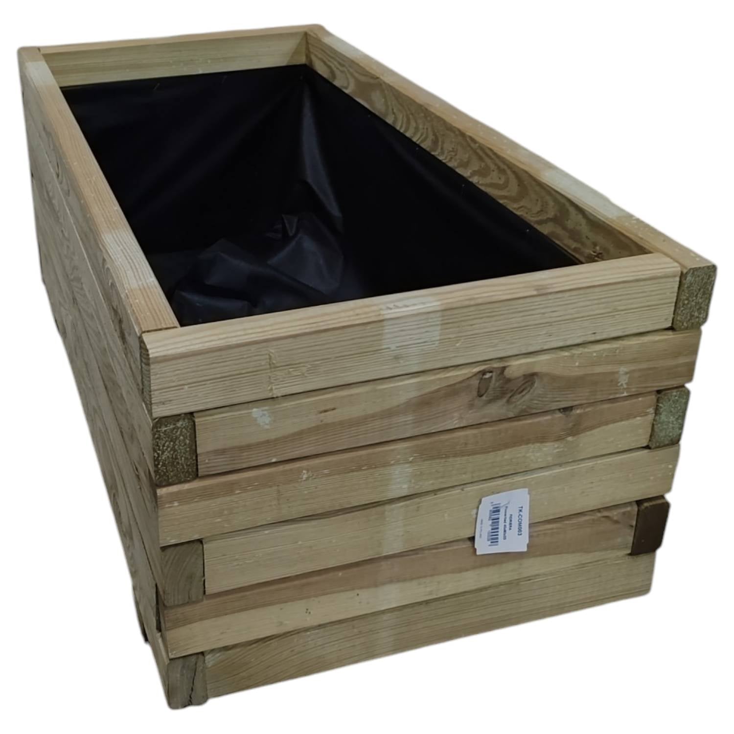 FIORIERA IN LEGNO 40x120x33 cm.