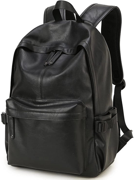 Zak laptop 15,6 pollici in PU e pelle, unisex, BP-20, Nero