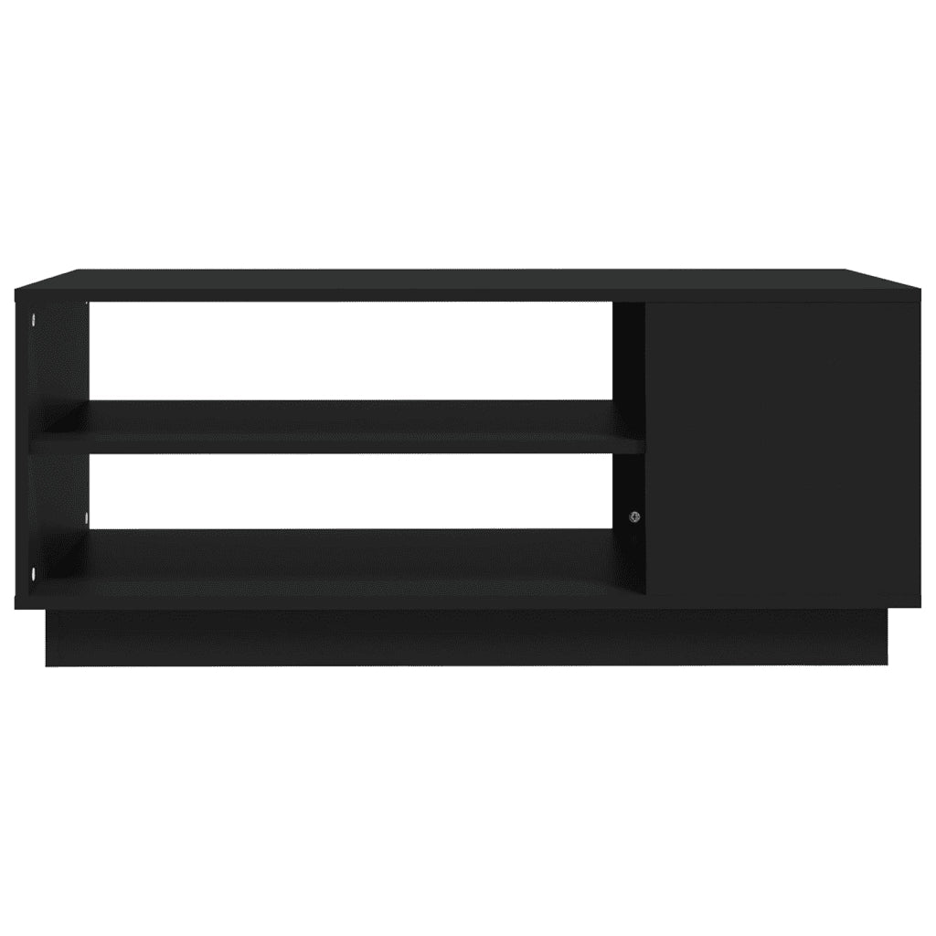 Tavolino da Salotto Nero 102x55x43 cm in Truciolato 810281