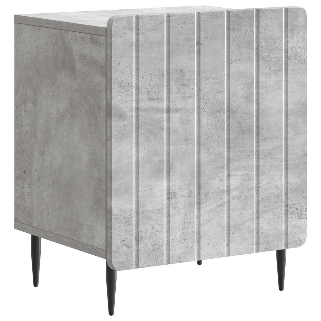Armadio da Notte 2 pcs Grigio Cemento 43 x 34,5 x 52 cm 894342