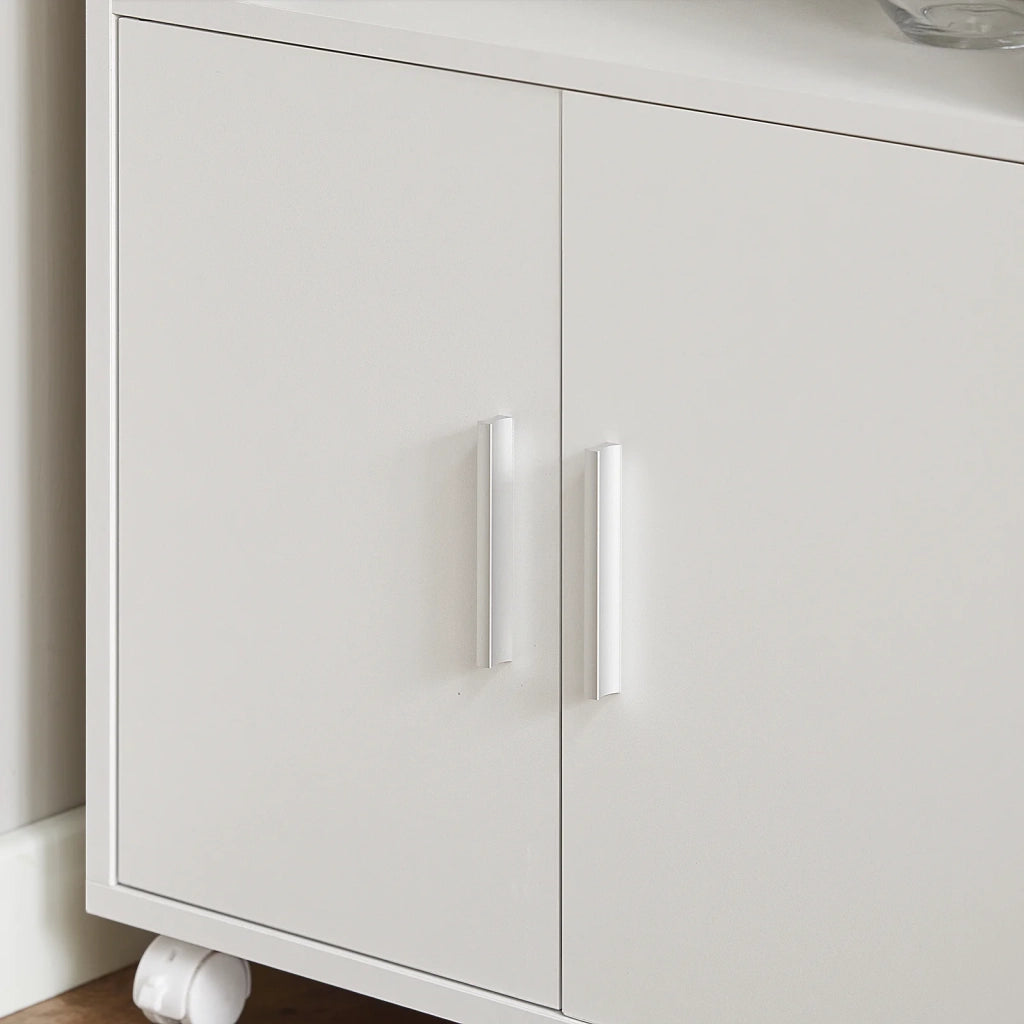 Mobiletto per Forno a microonde,Carrello da cucina,credenza,FRG241-W