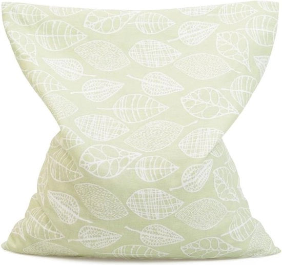 Cuscino a ciliegie - cuscino termoisolante per collo e schiena - 1 pezzo - verde - 100% cotone - 22 x 24 cm