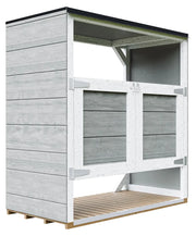 Ricovero per bidoni da giardino 2x240L TIMBELA M980A-TUNDRA GREY