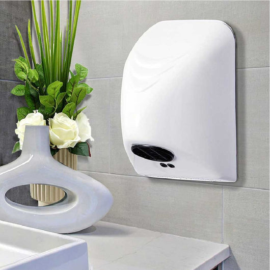 Asciugamani Automatico Elettrico Hotel Ristorante Aria Calda 850W con Fotocellula