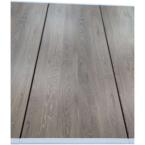 TAVOLO IN METALLO E RESINA EFFETTO LEGNO 160X95XH75 CM