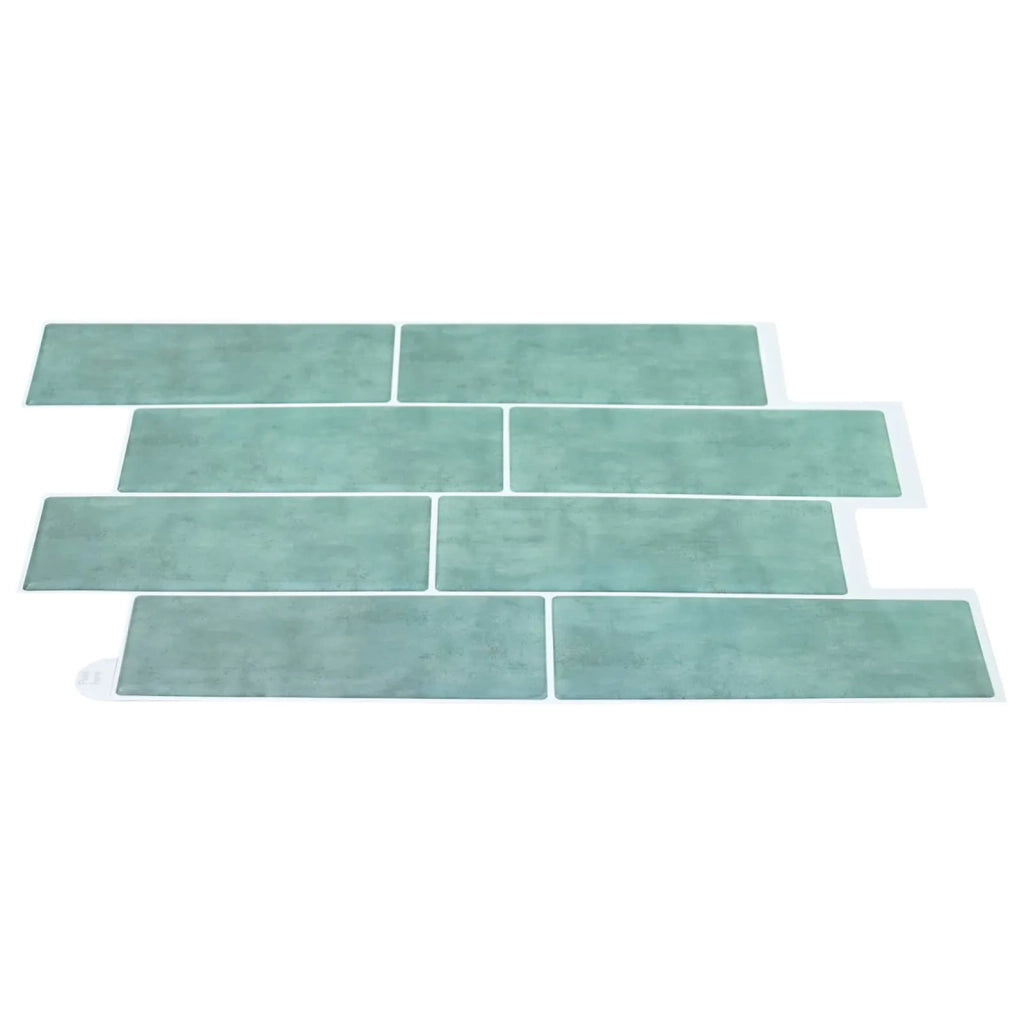 Piastrella subway 20 pz Grigio Verde 29 x 21 cm CFW1585715