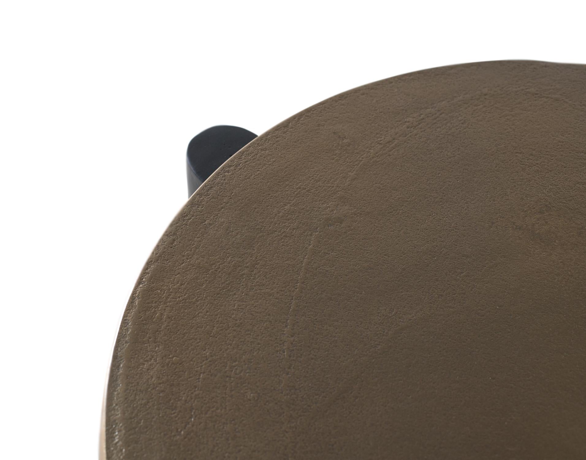 Set di 2 tavolini in alluminio