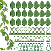 Clip self-adesivi per piante - 54 pezzi | Per l'appendere delle piante rampicanti | Etichette per foglie per steli e piante da giardino