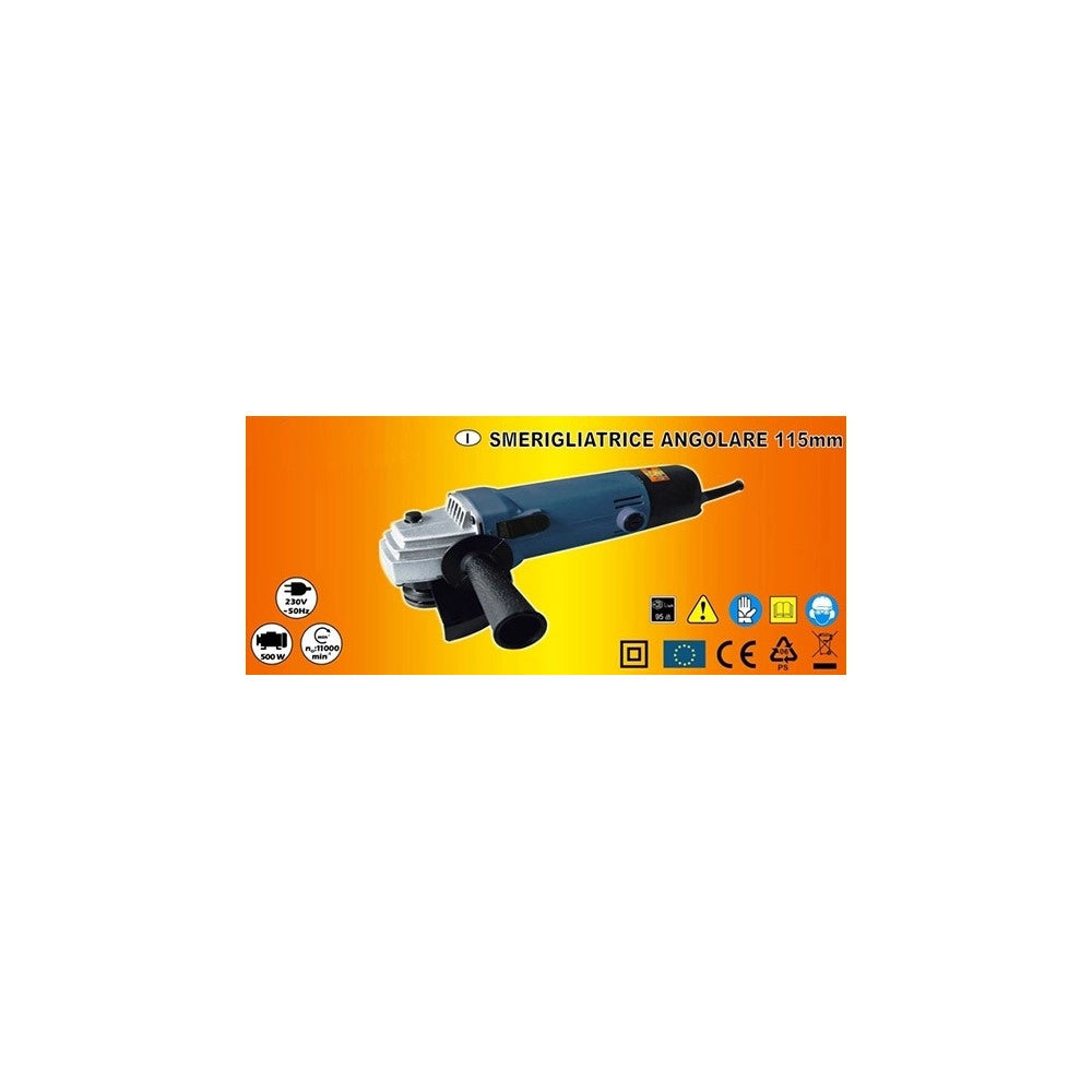 Trade Shop - Smerigliatrice Angolare Flex 115mm 500w Tg115a-115 Disco Diamantato In Omaggio -