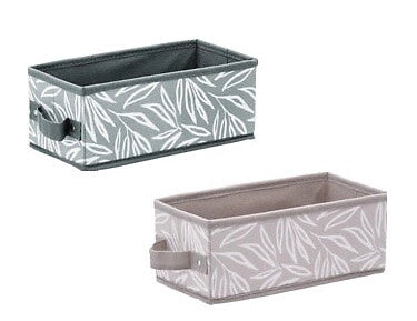 1 Pezzo Contenitore Organizer Armadio Cassetti in TNT Bertha 14 x 28 x 11 cm 2 Colori