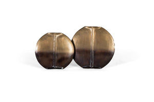 Set di 2 vasi in alluminio