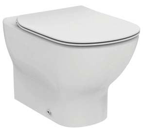 VASO FILOMURO CON SEDILE SLIM SOFT CLOSE AQUABLADE IDEAL STANDARD TESI