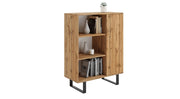 Libreria Fondi - Gambe in metallo Gold Craft Rovere