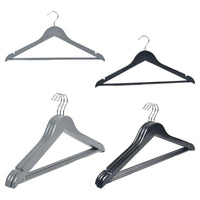 MA MAISON SET 12 GRUCCE IN LEGNO CLASSICO STRUTTURA ANTISCIVOLO STAMPELLE PER ARMADIO IN COLORI ASSORTITI