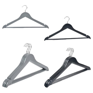 MA MAISON SET 12 GRUCCE IN LEGNO CLASSICO STRUTTURA ANTISCIVOLO STAMPELLE PER ARMADIO IN COLORI ASSORTITI