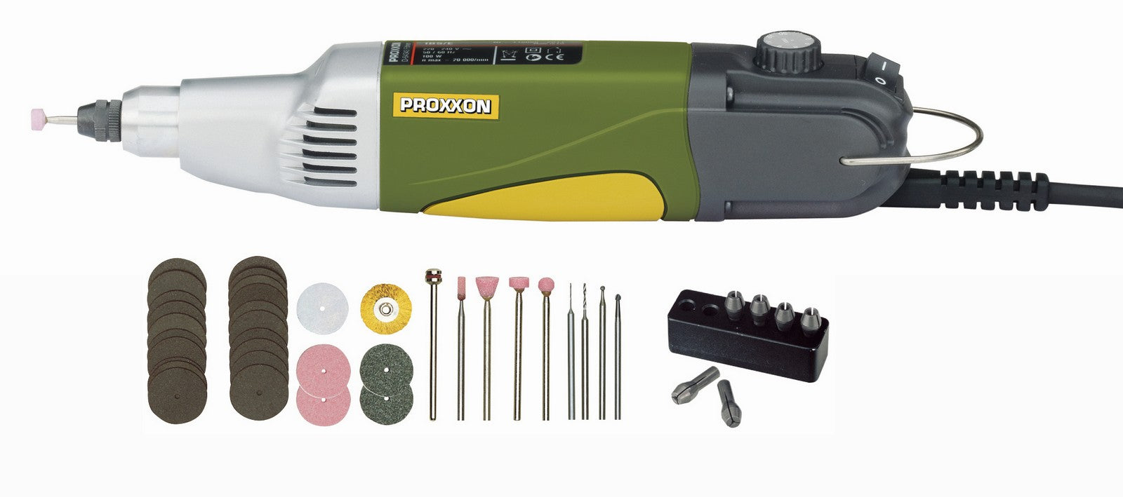 proxxon 28481 trapano/fresatore con 34 utensili cod:ferx.16170