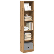 Libreria Artigianale Rovere 40x24x176 cm Legno ingegnerizzato 857800