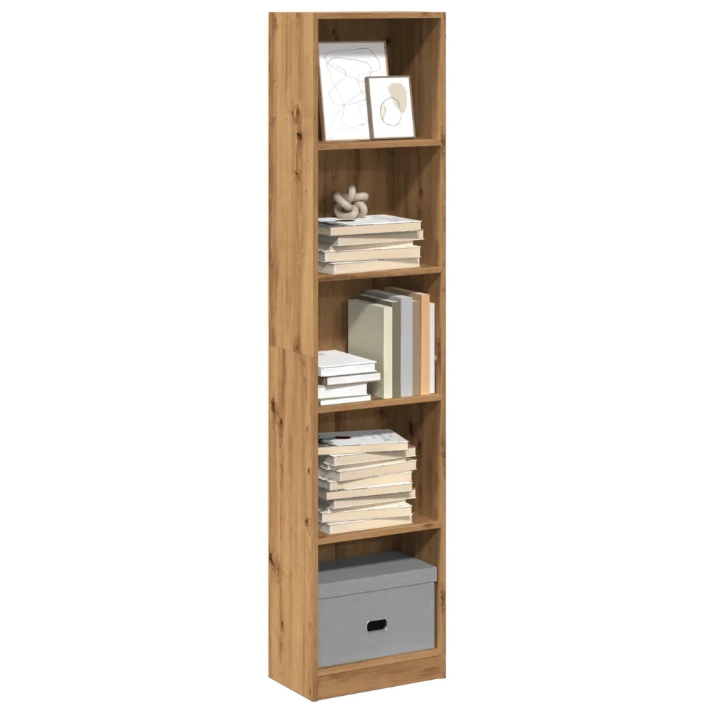 Libreria Artigianale Rovere 40x24x176 cm Legno ingegnerizzato 857800