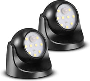 Spot LED wireless, 150 lumen, lampenkap rimovibile, girevole e inclinabile 360 gradi, funziona con batterie (batterie non incluse).