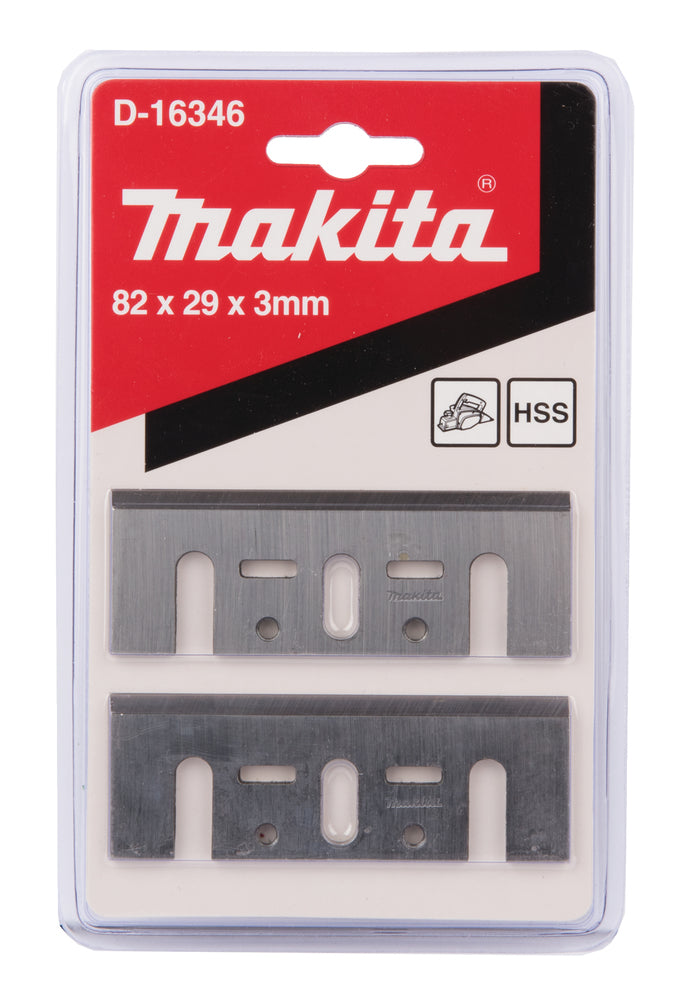 COLTELLI MAKITA HSS LUNGHI 82mm , 2 PEZZI - D-16346