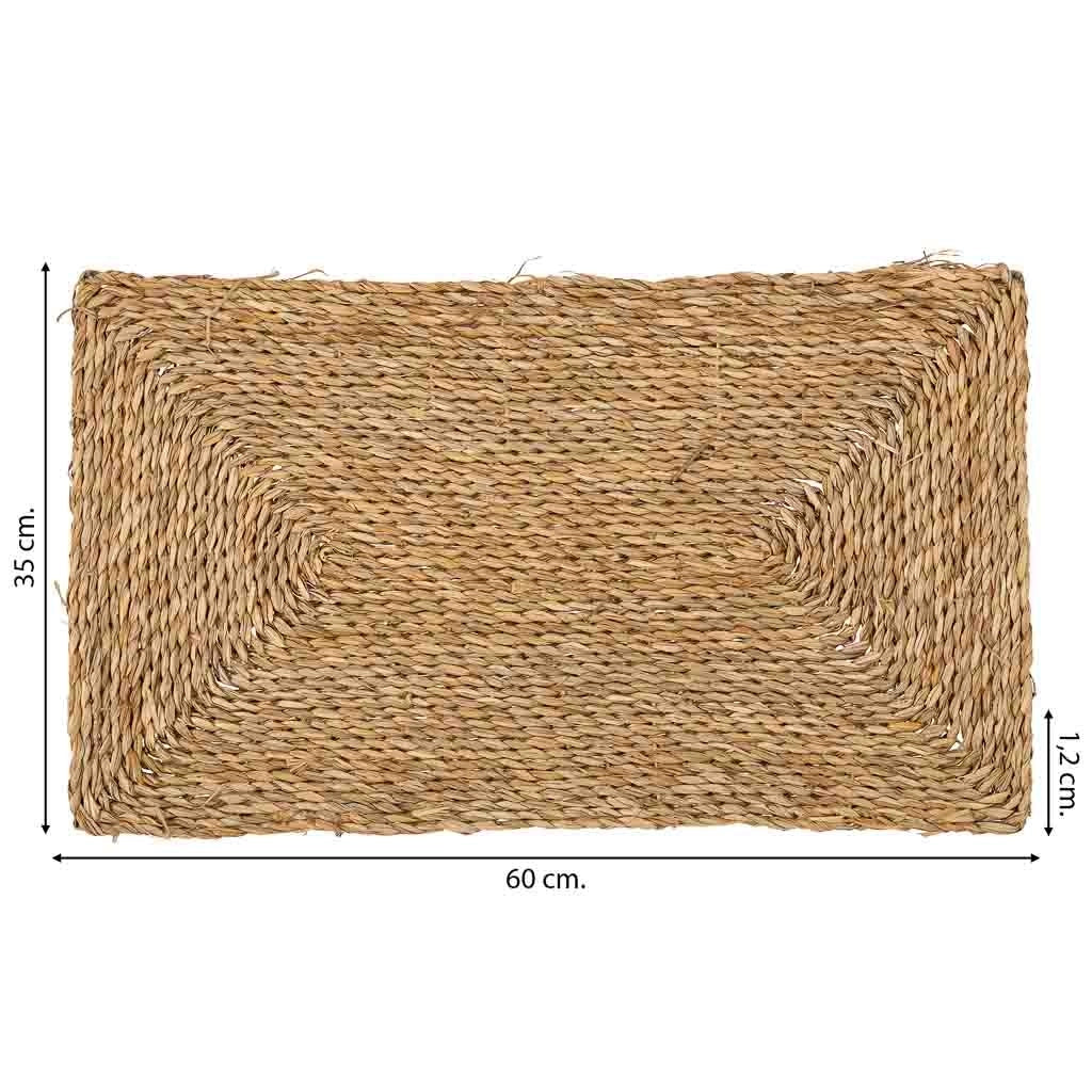 Feltro in fibra marrone 60x35x1,2h cm