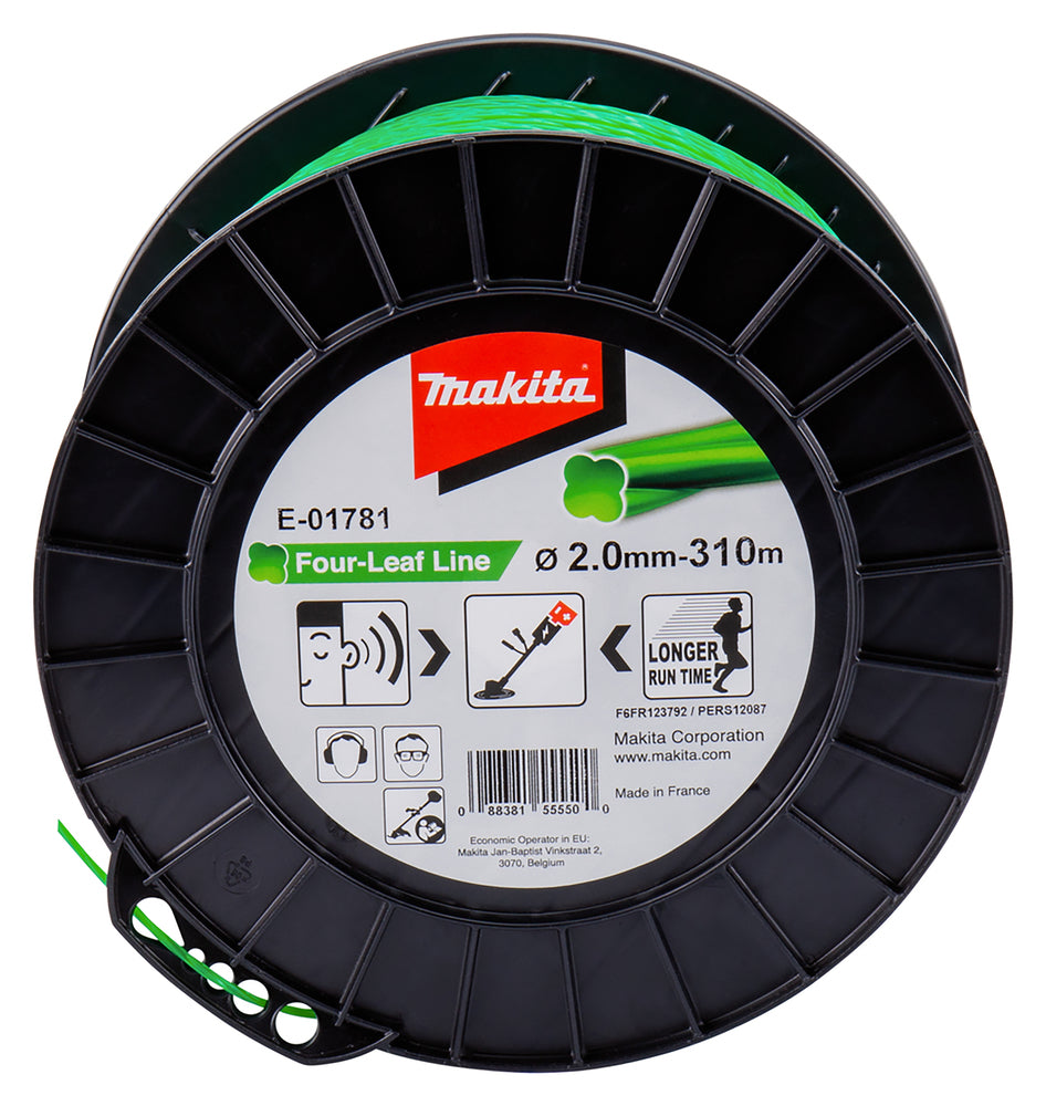 BOBINA DI FILO PER DECESPUGLIATORE 2mm X 310 METRI MAKITA - E-01781