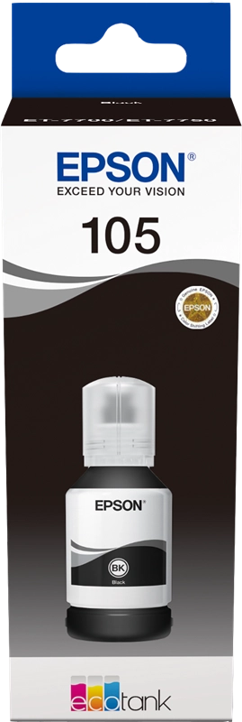 Epson 105 EcoTank Pigment Black ink bottle
