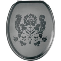 Gelco design 702987 - sedile wc, colore: bianco e nero