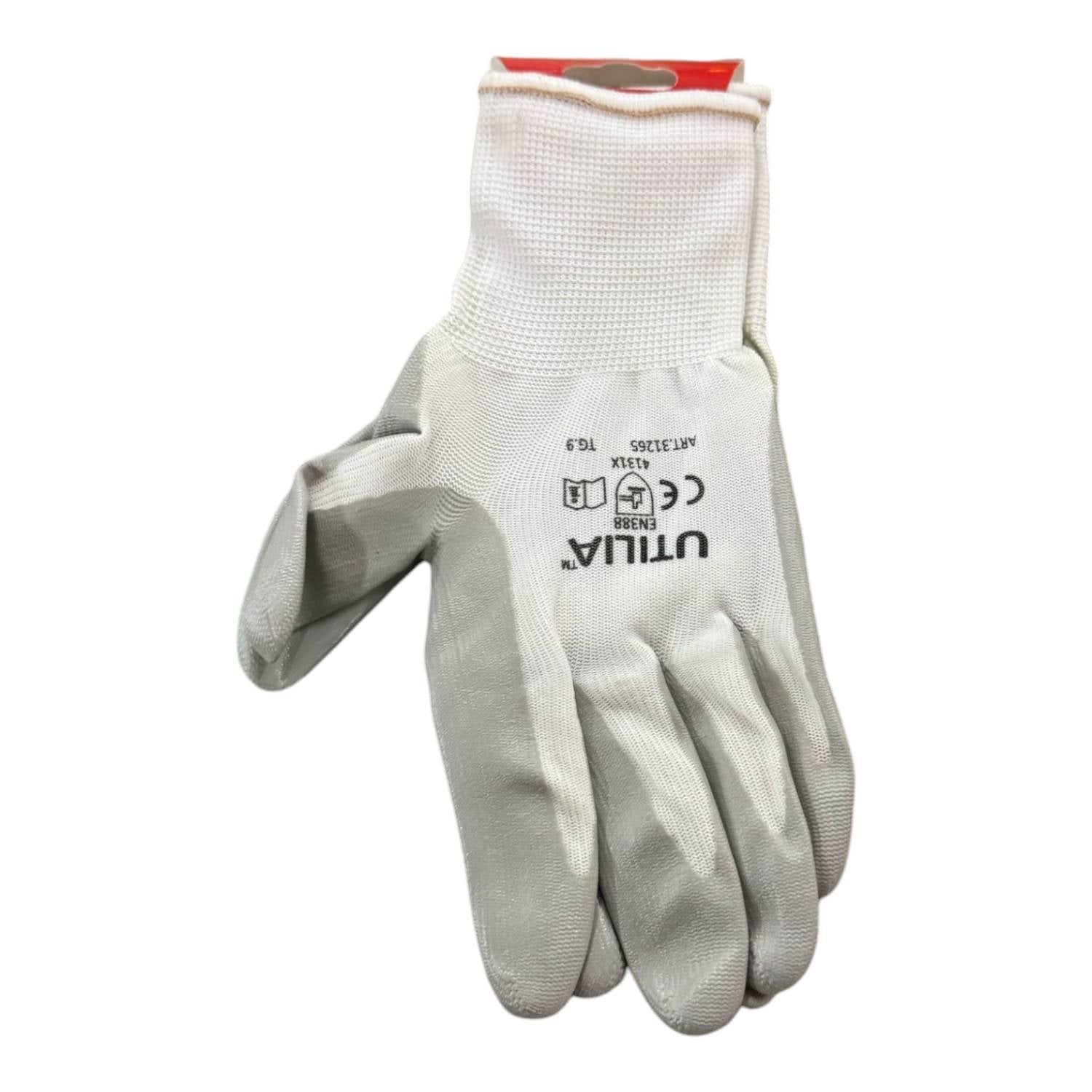 GUANTO NYLON SPALM.GRIGIOtg.9