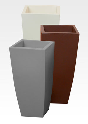 vaso home quadro 33x33xh70 cm pietra cod:ferx.16192