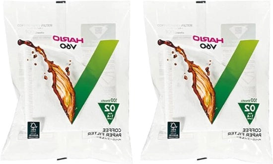 100 Conti di Carta Filtrante Bianca - Set di Valore da 2 Pack (Totale 200 Fogli)