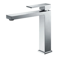 Rubinetto lavabo alto serie zoe, finitura cromata