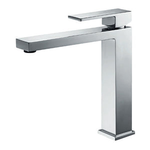 Rubinetto lavabo alto serie zoe, finitura cromata