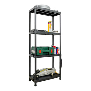 SCAFFALE UNIVERSAL 63-4 BLACK H138X60X30