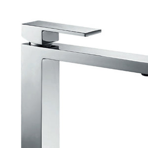 Rubinetto lavabo alto serie zoe, finitura cromata