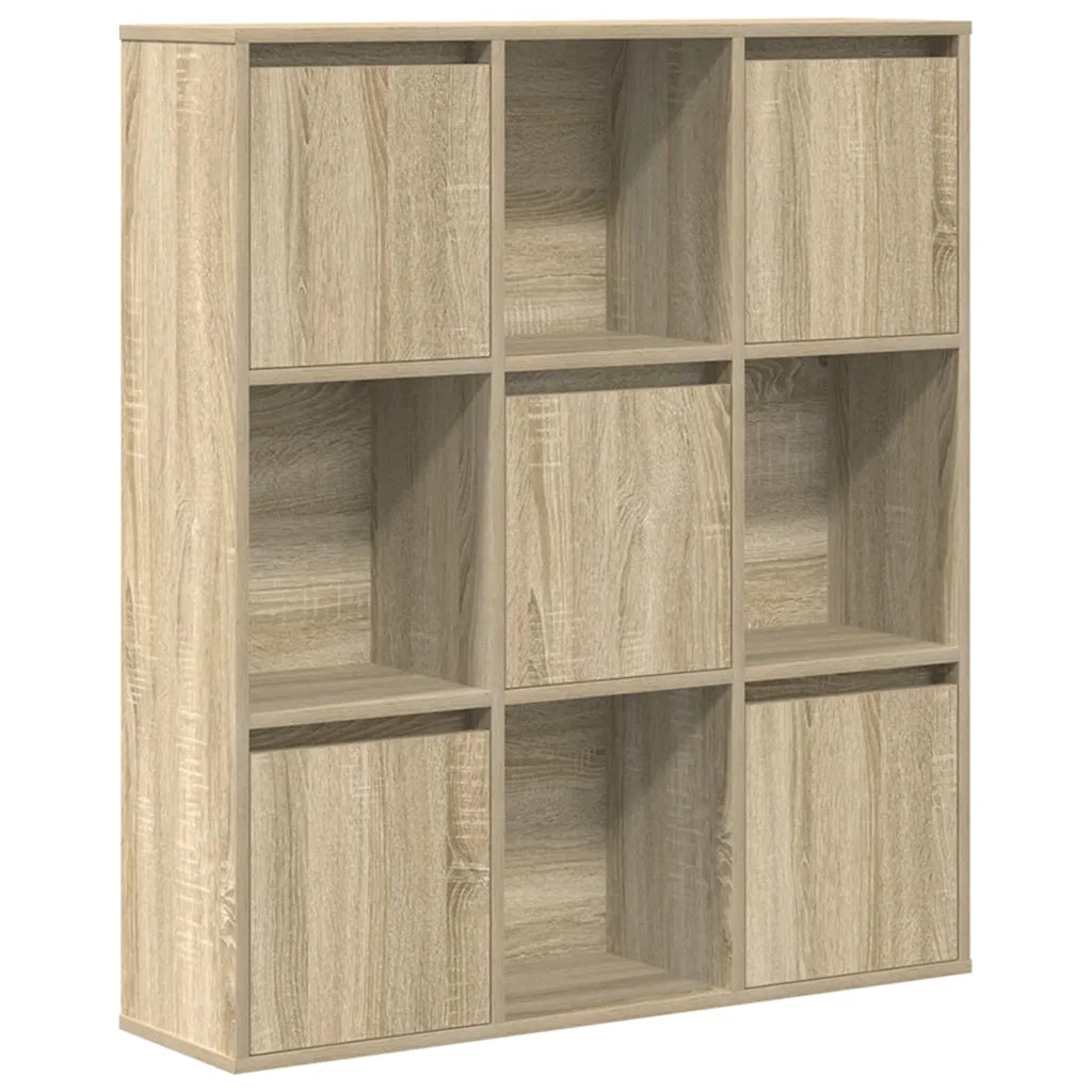 Libreria Rovere Sonoma 89x24x101,5 cm in Legno Multistrato 860402
