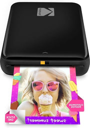 Stampante Fotografica Instante con Bluetooth NFC e Fotografia ZINK 51x76 cm per iOS e Android 2x3 (Nero)