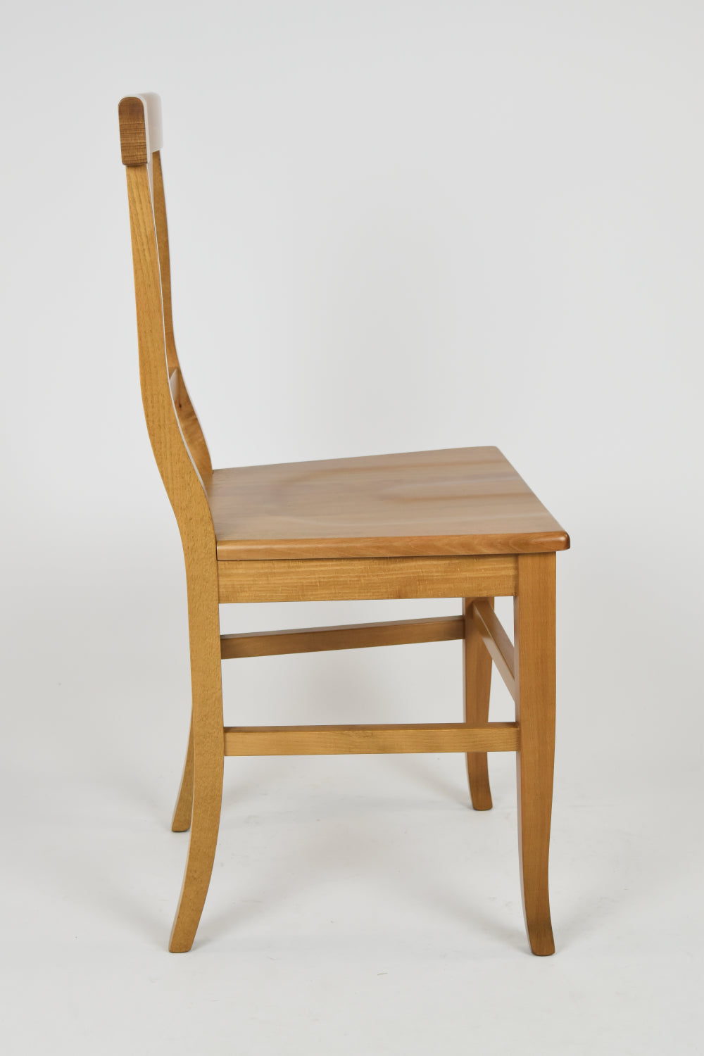 Set 4 Sedie modello Artemisia Tommychairs, robusta struttura in legno di faggio color rovere e seduta in legno