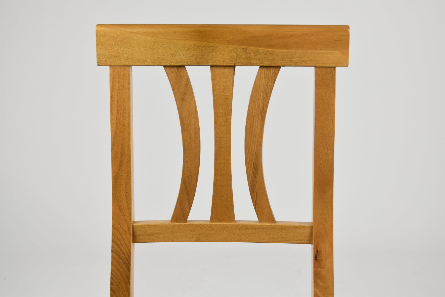 Set 2 Sedie modello Artemisia Tommychairs, robusta struttura in legno di faggio color rovere e seduta in legno