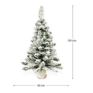 Albero di Natale Argo Innevato 90 cm