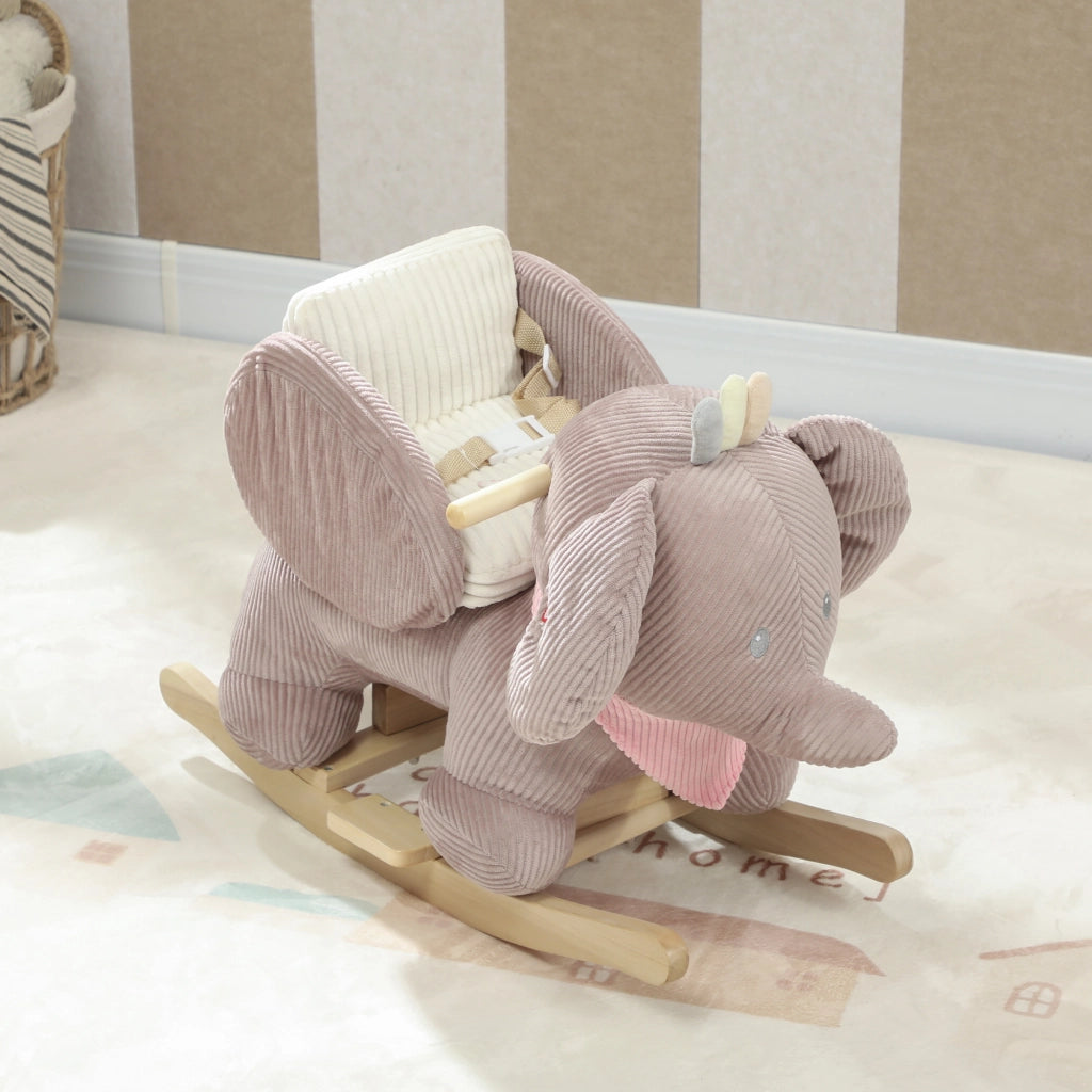 Dondolo per Bambini con Suono ¨C Zephmum ¨C Legno Naturale